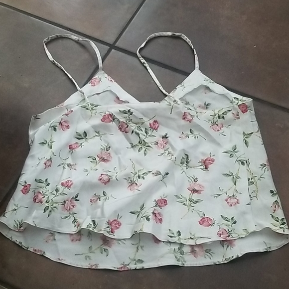 Sleep Club Tank & Shorts Set VTG Floral M EUC - Picture 10 of 11